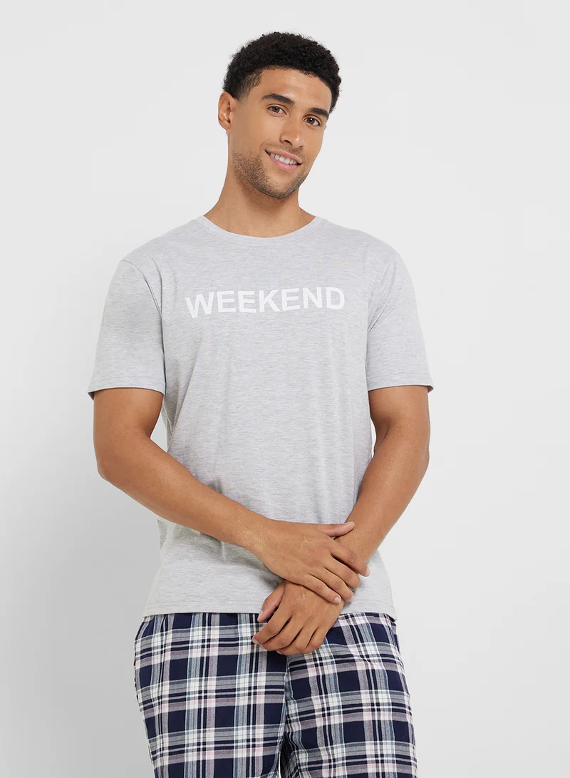 Seventy Five Nightwear T-Shirt & Shorts Sets