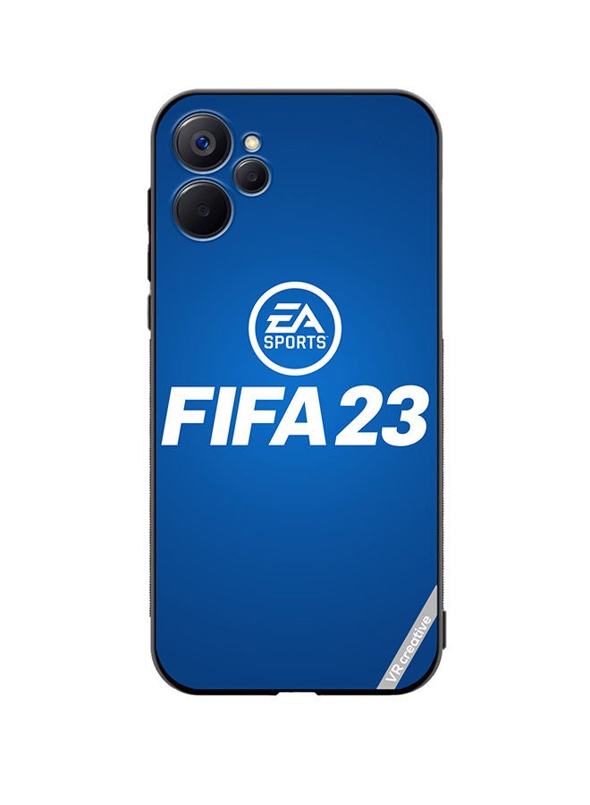 VR CREATIVE Protective Case Cover For Realme 9i 5G Fifa 23 Blue Ea Design Multicolour - Image 1