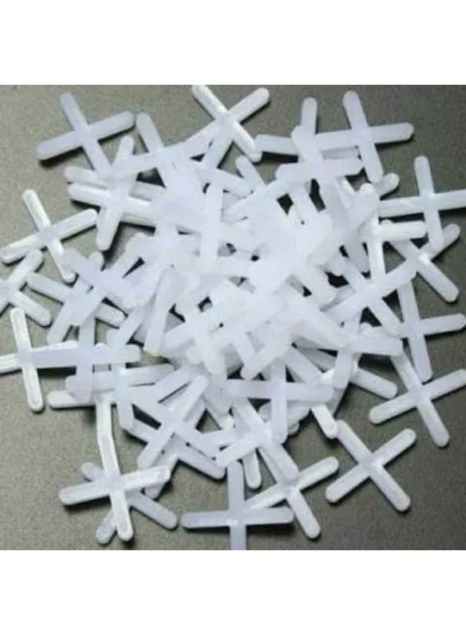Royal Apex Construction Ceramic Tile Spacers 100Pcs Pkts Plastic Tile Spacer Cross Tiling Ceramic Tilers Spacer 4Mm - Image 3