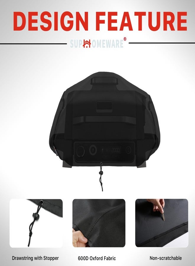 Suphomeware Grill Cover for Ninja OG700 Series Outdoor Grill, Heavy Duty Woodfire BBQ Grill Accessories, Waterproof Grill Cover Cpmpatible with Ninja Smoker Grill OG701 & OG751 Series,etc. - Image 5