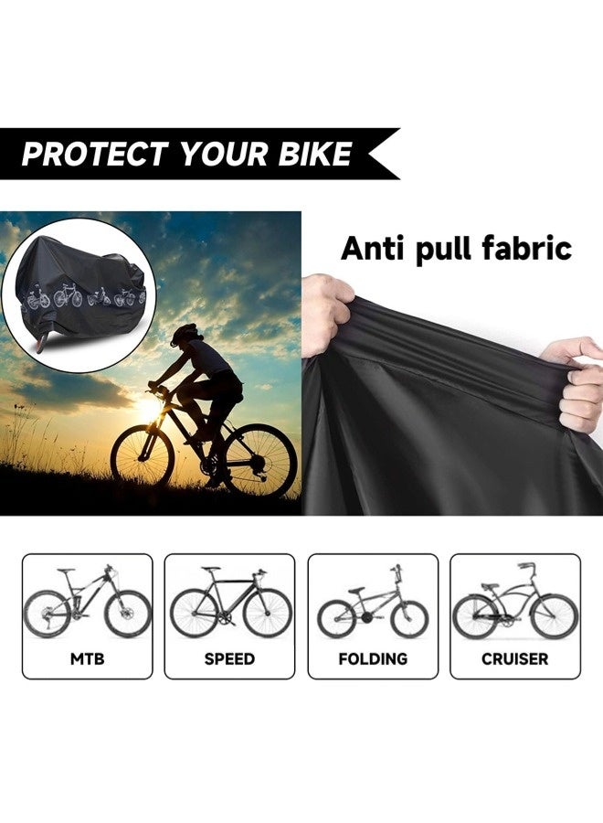 شيبشيب غطاء دراجة عملي ذو وجهين مقاوم للماء، غطاء خارجي للدراجات يحمي من الغبار، المطر، والرياح، مناسب للدراجات الجبلية، الطرق، والدراجات الكهربائية. - Image 3