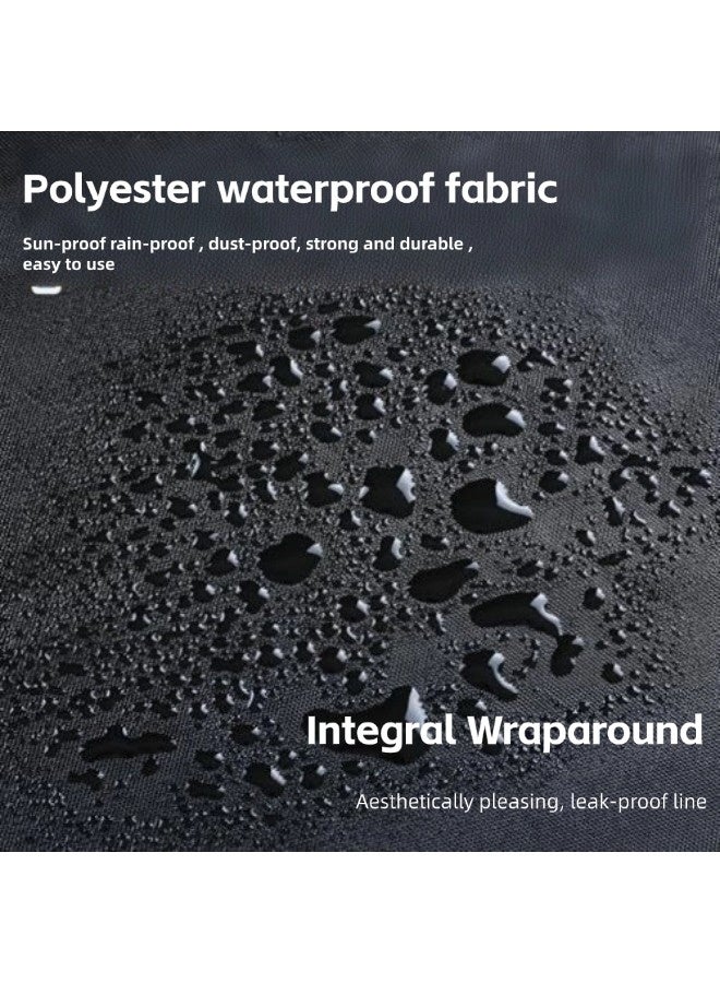 شيبشيب غطاء دراجة عملي ذو وجهين مقاوم للماء، غطاء خارجي للدراجات يحمي من الغبار، المطر، والرياح، مناسب للدراجات الجبلية، الطرق، والدراجات الكهربائية. - Image 2