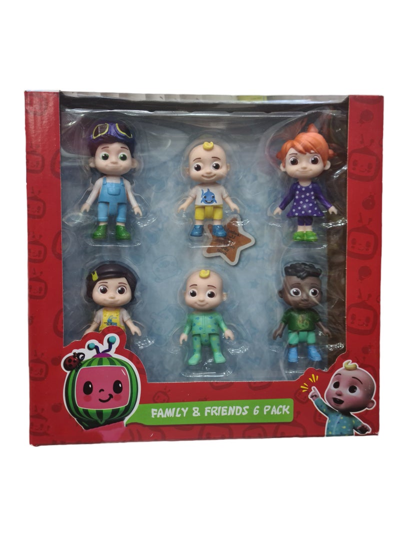 Set of 6 Figures of Cocomelon Kids - Image 2