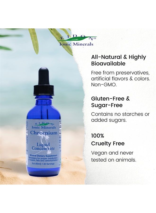 Eidon Ionic Minerals Liquid Chromium Concentrate - Ionic Chromium Drops, Supports Stable Energy Levels, All-Natural, Vegan, Gluten-Free, No Preservatives or Additives - 2 Oz Bottle - Image 5