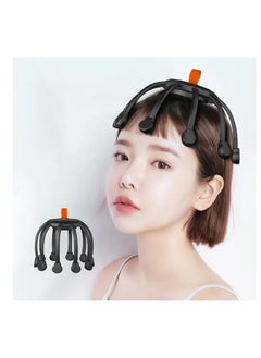 SYOSI Head Massager, Electric Head Scalp Massager with 10 Vibration Nodes, 3 Modes - Stress Relief, Deep Sleep, and Relaxation, Cordless Portable Head Scratcher for Stress Relax, Imitation Hand Massage  - Image 2