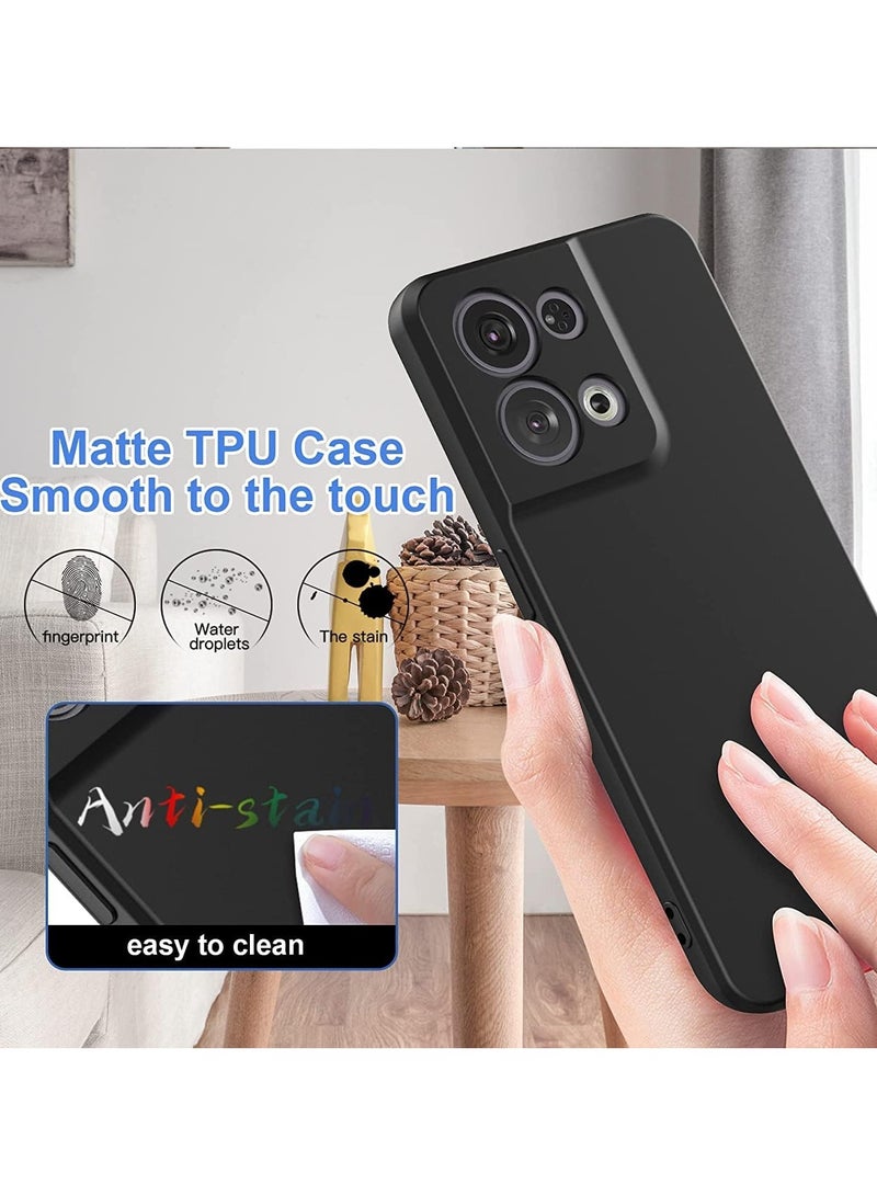 Oppo Reno 8 Pro 5G/Reno8 Pro 5G Case, Silicone Shockproof Phone Case with 【Soft Anti-Scratch Microfiber Lining】 for OPPO Reno 8 Pro 5G 2022 - Image 3