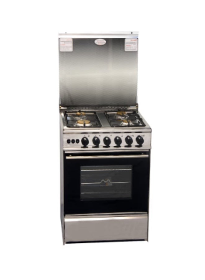 Nour GC-SC644 - Cu Stainless Steel cooker – Colored Sides (Silver)60*60