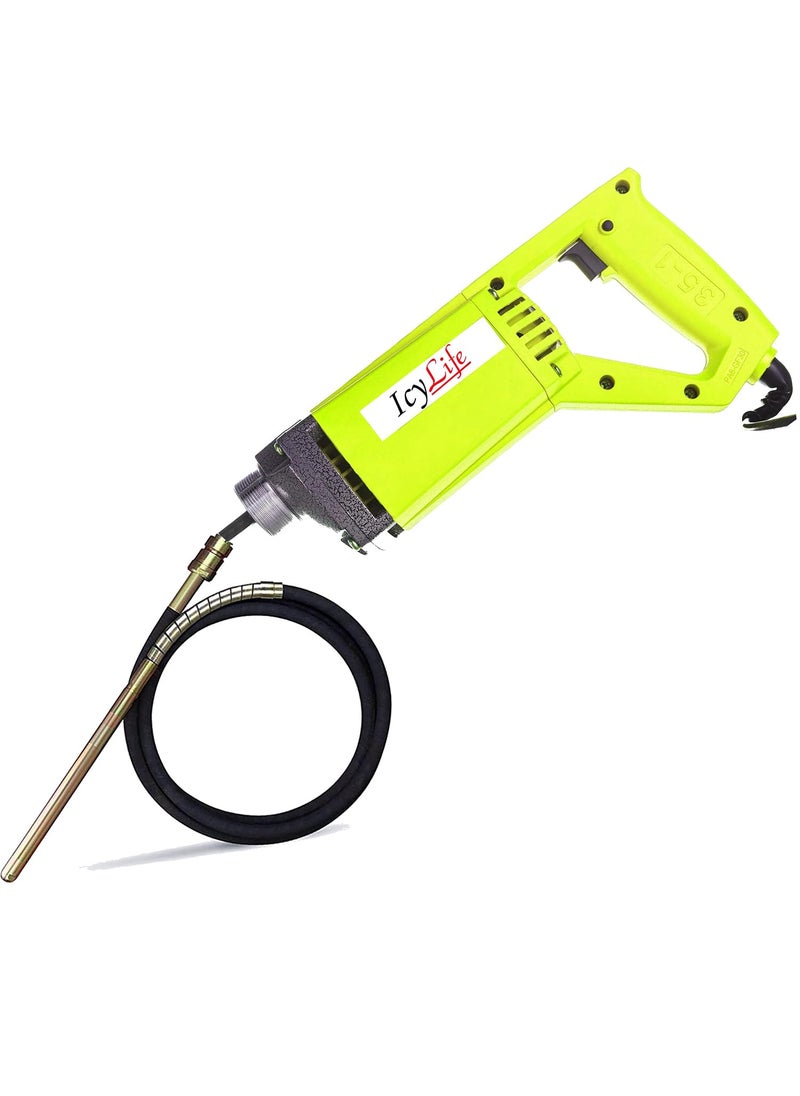 ICYLIFE ICYLIFE 1300WATT Concrete Vibratoriron Machine With 15 Mtr Needle Electric Concrete Vibrator 13500rpm  - Image 1