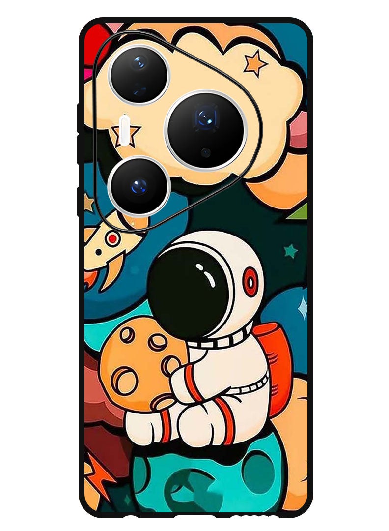 Theodor Case Compatible with Huawei Pura 80 Pro 6.8 Inch Protection Shockproof Bumper Cover Astronaut Cheese - Image 1