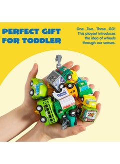 JOYIN 25 Piece Pull Back Cars And Trucks Toy Vehicles Set For Toddlers, Girls And Boys Kids Play Set, Diecast Car Set  - Image 5