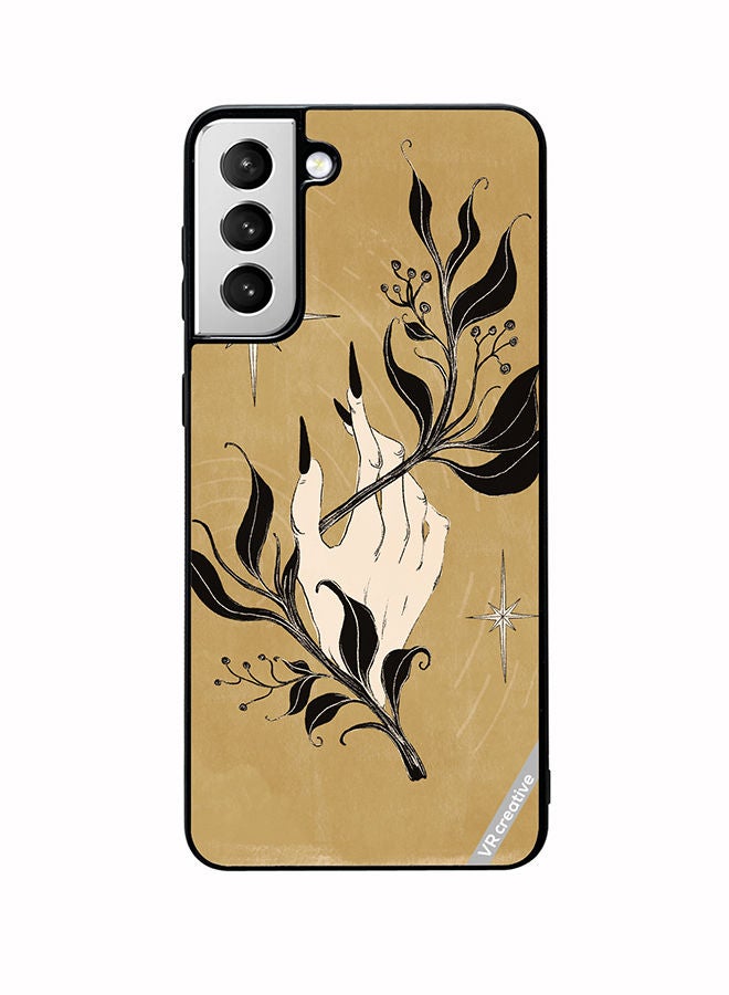 VR CREATIVE Protective Case Cover For Samsung Galaxy S22 5G Witch Hand Design Multicolour - Image 1