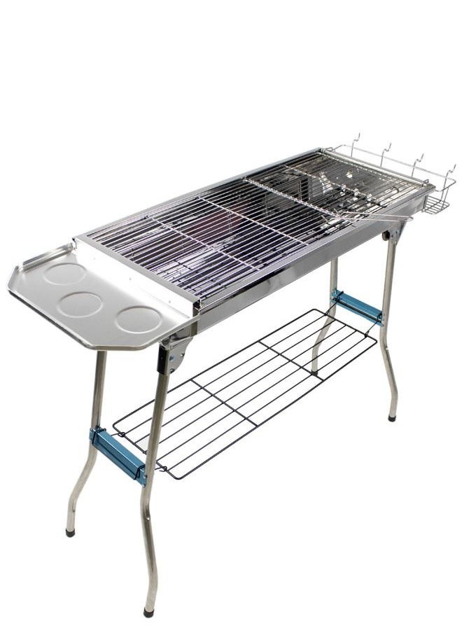 YANEK Stainless Steel Folding BBQ Camping Grill Large  - Image 1