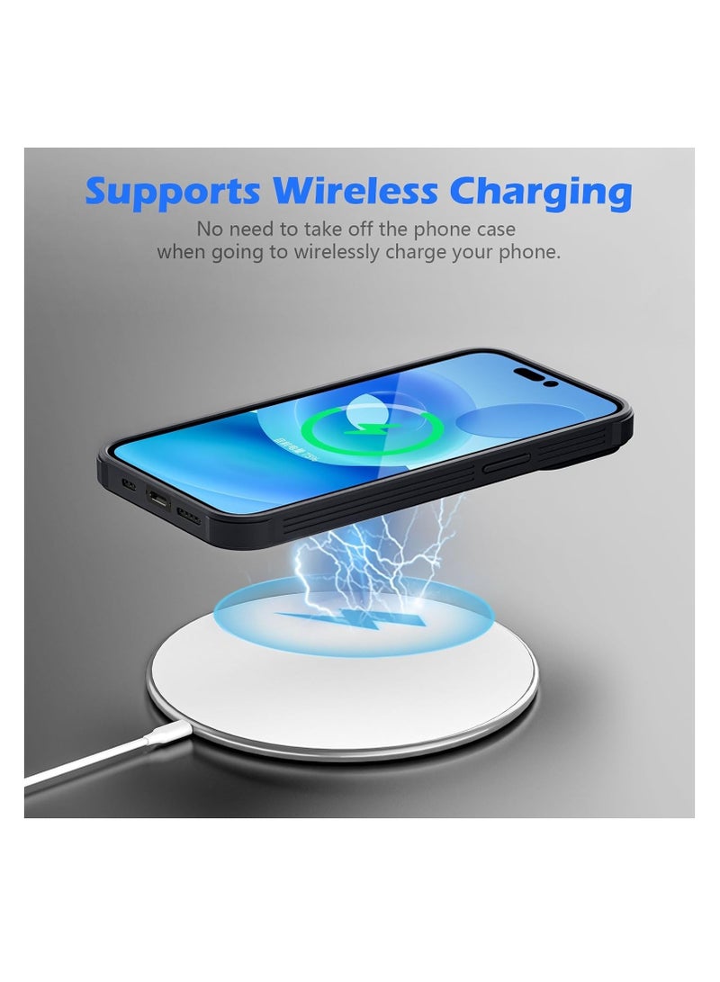 Aookay Case for iPhone 16 Pro Max, Protective Cover Case with Sliding Camera Cover, Hard PC and TPU Phone Case, Anti-Fingerprint, Anti-Fall, Anti-oil Matte Phone Case (Black) - Image 4