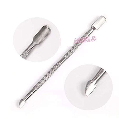 deziine DEZIINE Nail Cuticle Pusher SpoonClipper Set2pcs Beauty Professional Steel Manicure Pedicure Trimmer Remover Nipper ScissorNail Tools  - Image 2