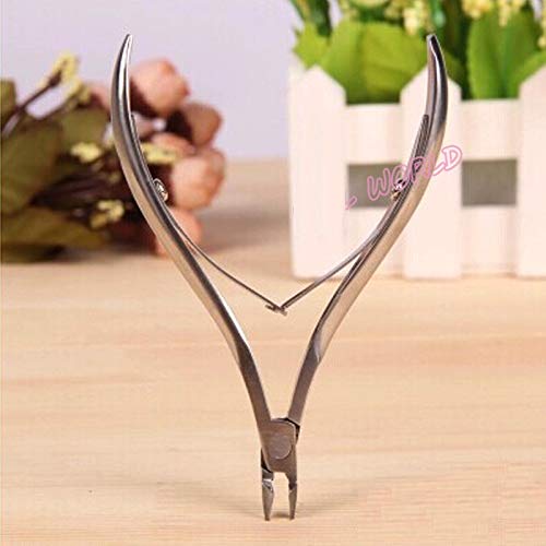 deziine DEZIINE Nail Cuticle Pusher SpoonClipper Set2pcs Beauty Professional Steel Manicure Pedicure Trimmer Remover Nipper ScissorNail Tools  - Image 3