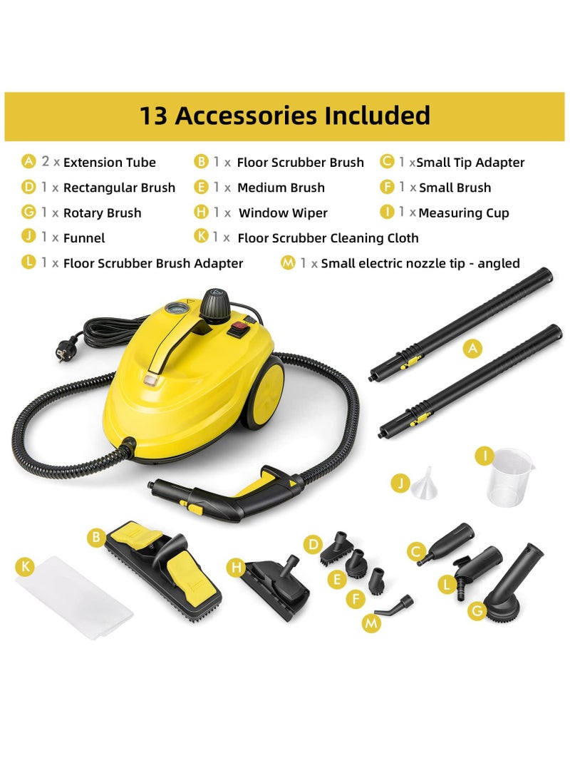 ET-LIFE Steam Cleaner, 5Bar Steam Pressure, 5-8Min Heating Time, 2000W, 2L, for Floor Cleaning/Car Cleaning/Sofa Cleaning/Kitchen Cleaning/Toilet Cleaning/Washer Cleaning/Housekeeping - Image 5
