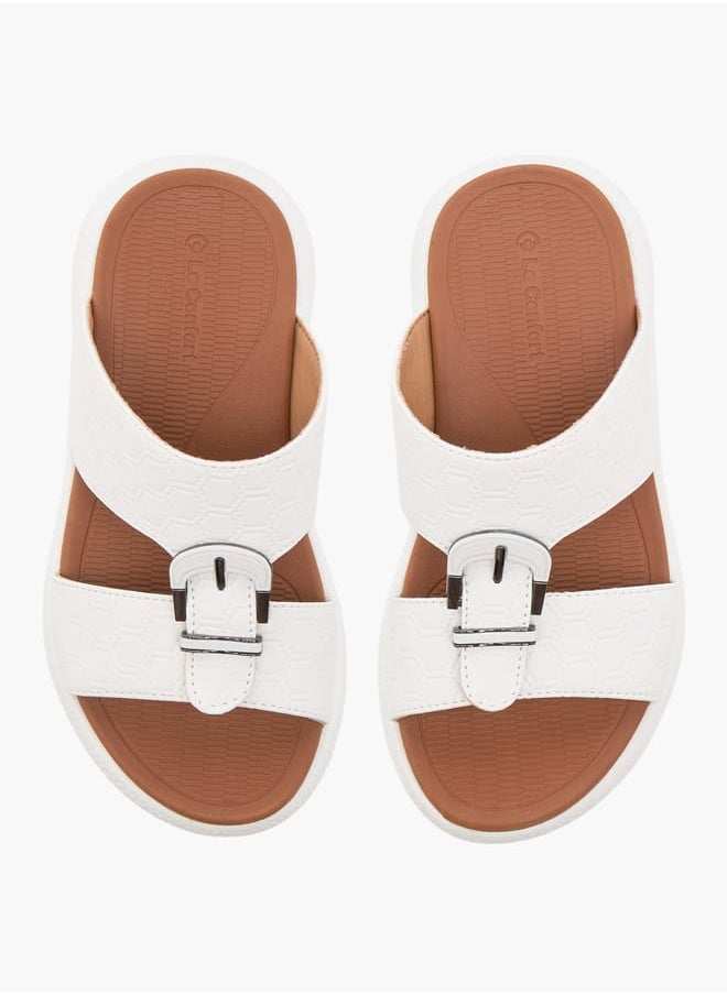 Le Confort Boys Textured Slip-On Arabic Sandal  - Image 1
