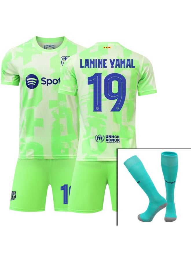 Football Uniforms, Sports Suits, Adult And Children's Compeion Training Team Uniforms, Old Style Parent-child Jerseys, Breathable Short-sleeved Jerseys