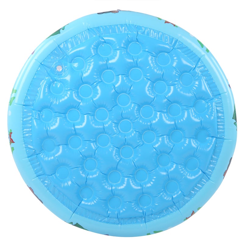 Kiddie Pool 120cm Thick Safe Eco‑Friendly PVC - Soft Protective Barrier Portable Toddler Pool for Summer Backyard Indoor Outdoor Beach Water Play - Image 5