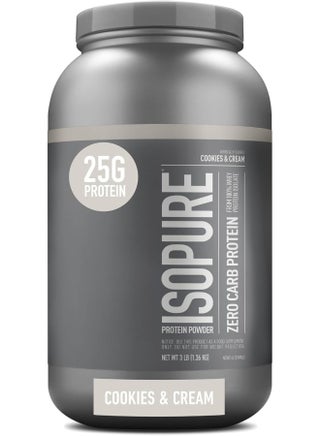 Isopure Zero Carb Whey Protein Isolate Powder with Vitamin C & Zinc for Immune Support, 25g Protein, & Keto Friendly - Cookies & Cream, 3 lbs, 41 Servings (1.36 KG) - pzsku/Z55A03DC01DFF9B231EB7Z/45/1743753794/05789686-dd53-43c6-83d7-448a19f7fa82