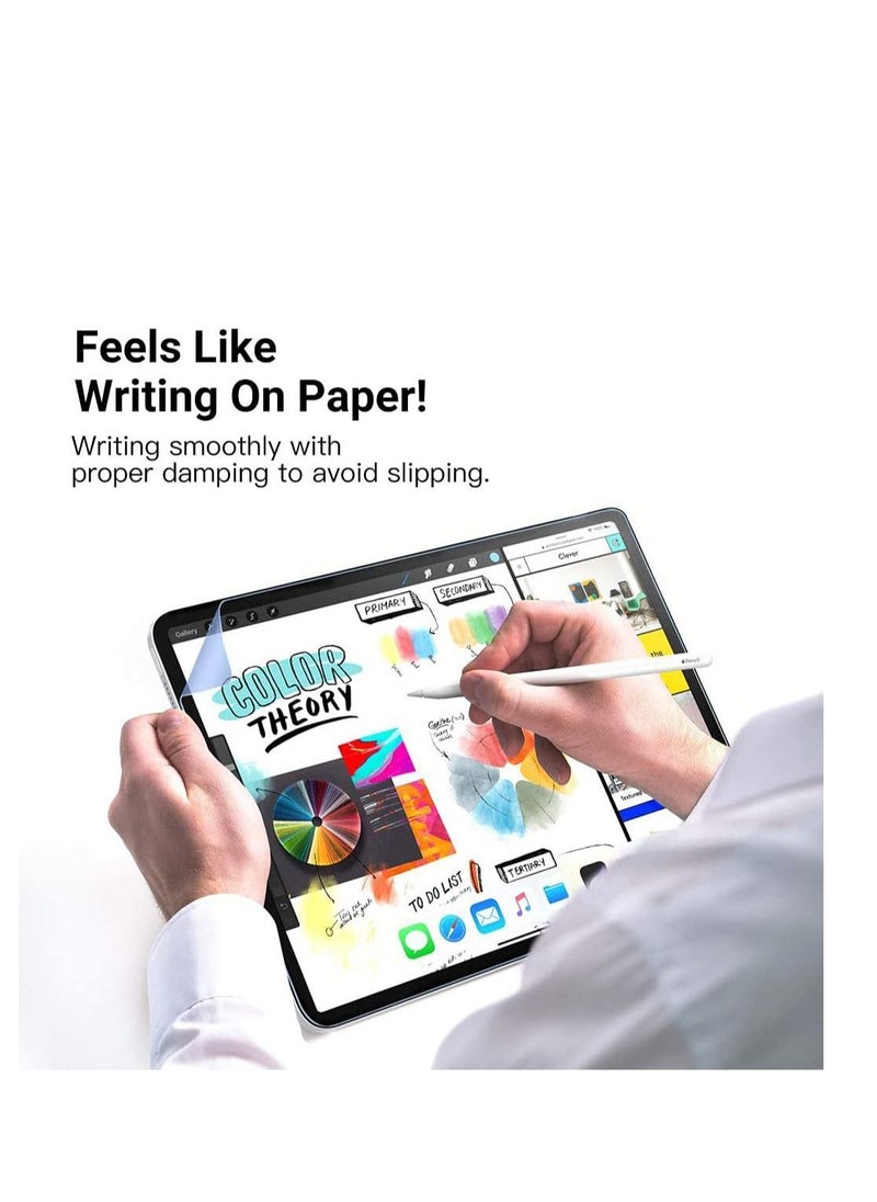 Generic - واقي شاشة Paperfeel متوافق مع Microsoft Surface Pro 10/Surface Pro 9 2022 / Surface Pro 8 2021 / Surface Pro X 2021 & 2019، طبقة PET مضادة للتوهج ومضادة للخدش، تدعم قلم Surface، شفاف غير لامع - Image 1