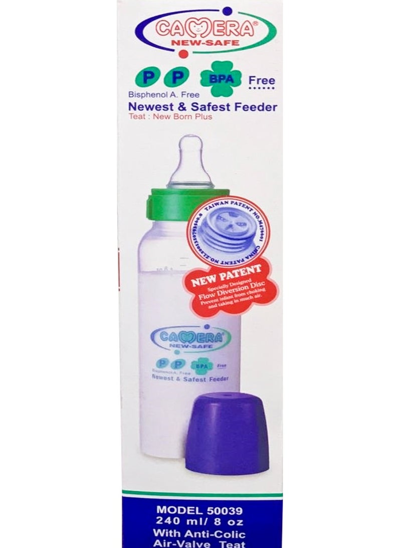 Camera Feeding Bottle Newest & Safest Feeder -240 M l Multi color