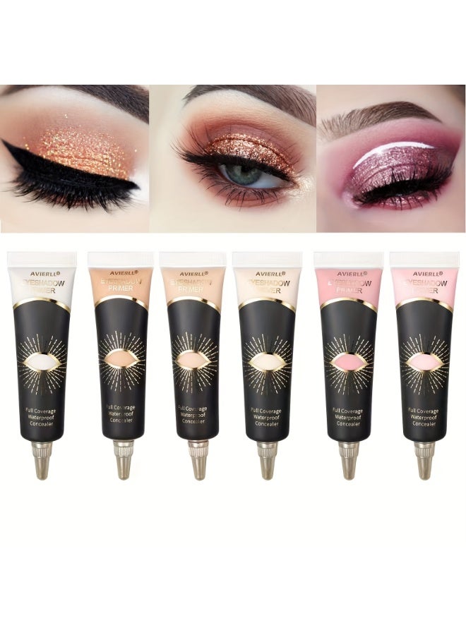 AVIERLL Eye Shadow Primer & Full Coverage Waterproof Concealer, 1pc - Ivory - Image 2