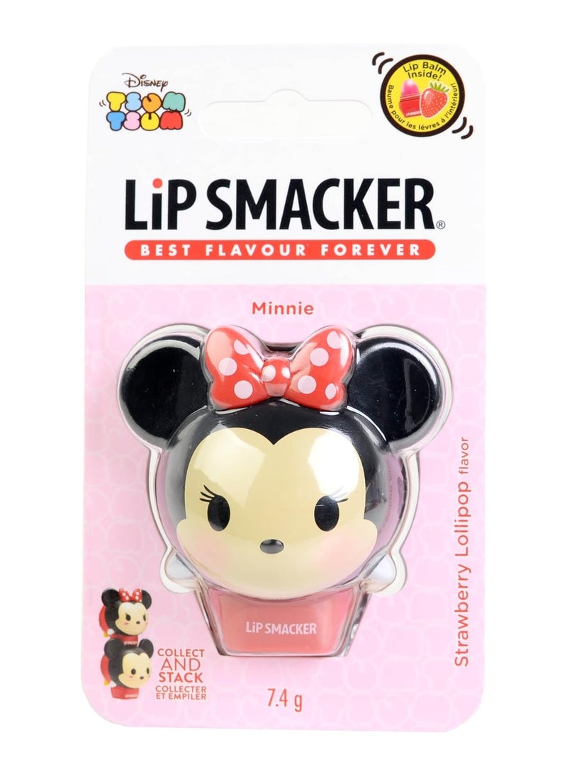 Lip Smacker Lip Smacker Disney Tsum Tsum Balms - 7.4g, Minnie Strawberry Lollipop Flavor  - Image 1