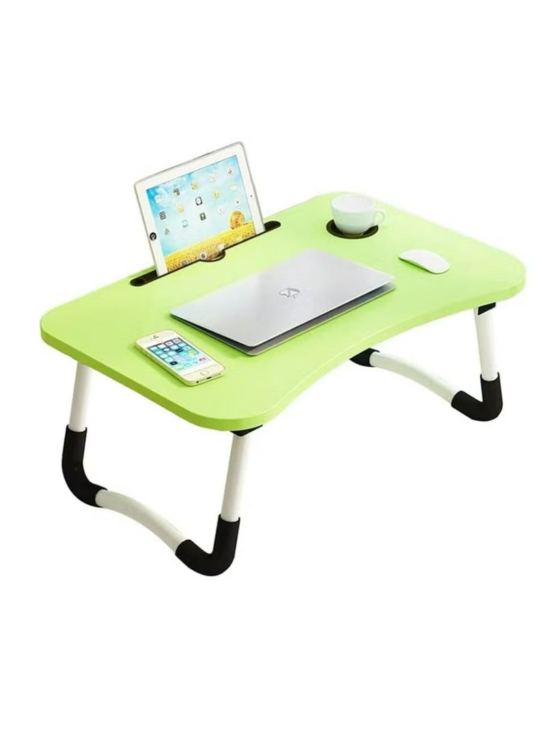 CIVORA Laptop Desk For Bed or Couch, Lap Desk, Working in Bed Desk, Home Office Desks, Breakfast Tray, Desk With Cup Holder, Watching Movies in Bed, Laptop Stand Foldable Legs Desk - Image 1