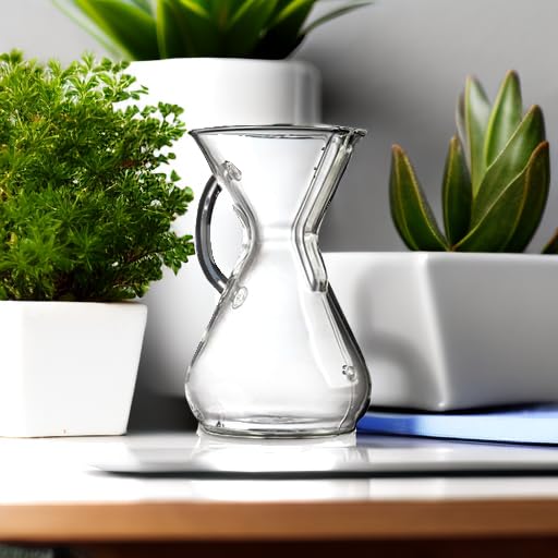 Chemex Pour-Over Glass Coffeemaker - Glass Handle Series - 8-Cup - Exclusive Packaging - Image 5