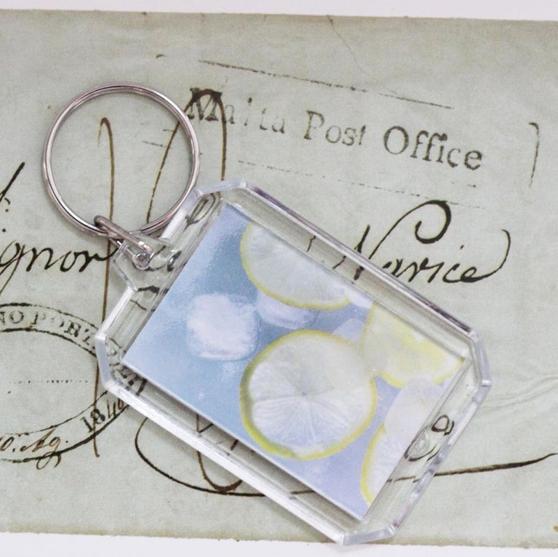 BetterJonny 20Pcs Acrylic picture Keychain Blanks Photo Keychain Clear in Photo Keychain Acrylic Picture Frame Keyrings - Image 2
