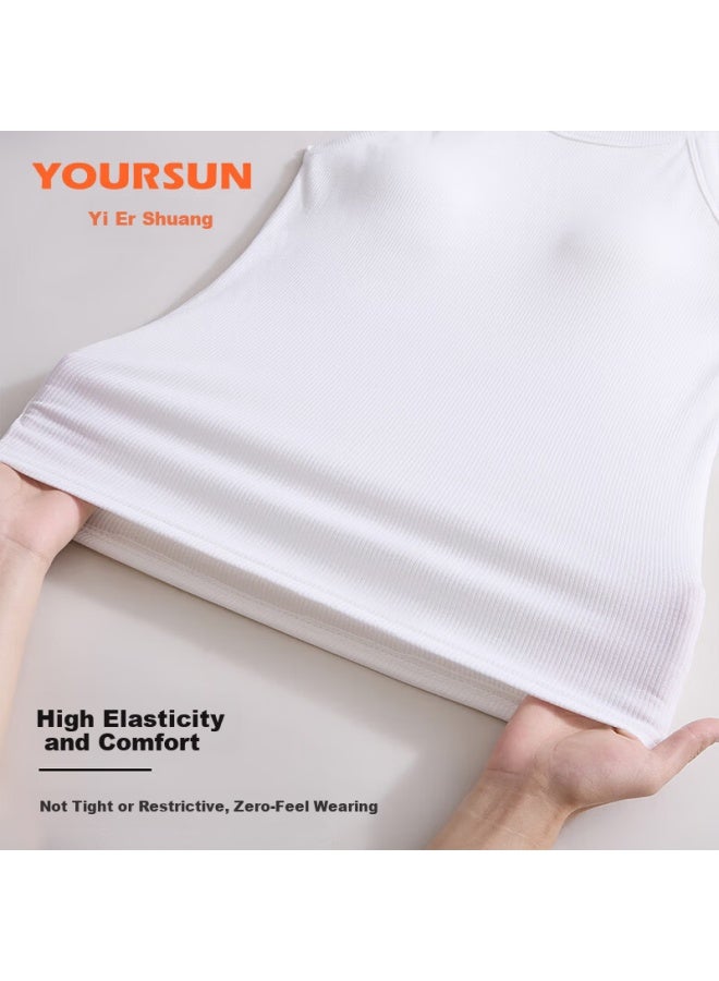 Your Sun Yiershuang Women's Sleeveless Halter Tank Top With Built-in Bra Pad, Breathable Back Support Vest For Spring And Summer, No Bra Needed - Image 4