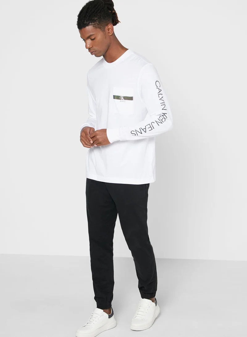 Calvin Klein Jeans Iridescent Crew Neck T-Shirt