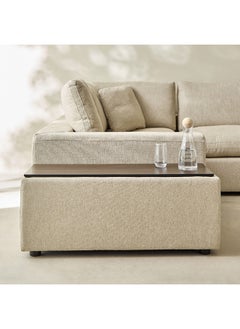 Home Box Signora Console with Storage and Wooden Tray 103 x 48 x 40 cm  - Image 2