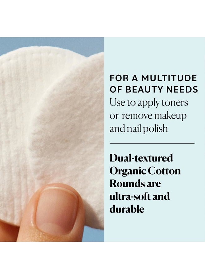 Sky Organics Organic Cotton Rounds for Sensitive Skin, 100% Pure GOTS Certified Organic for Beauty & Personal Care, 100 ct. w Ebook  - Image 3