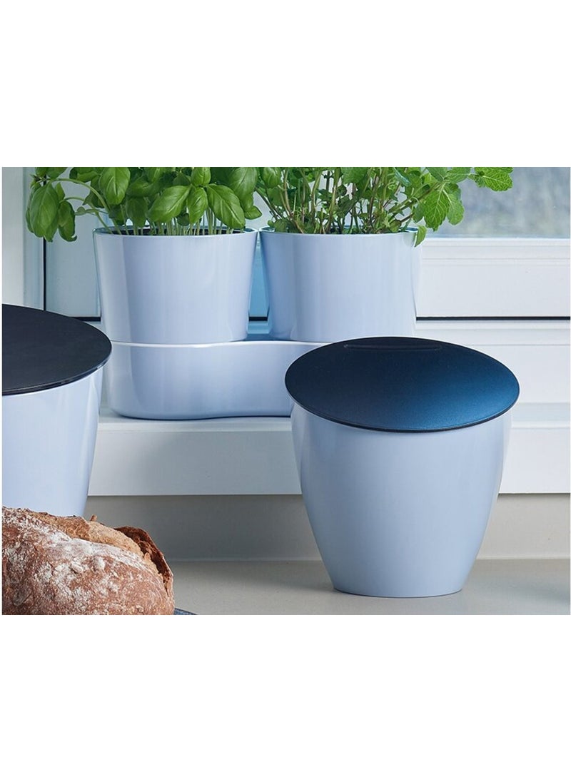 Mepal Waste Bin Calypso Storage Container - Nordic Blue  - Image 4