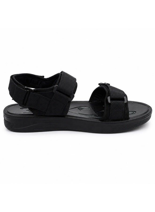 Men's Adjustable Casual Sandals - Lightweight Walking Sandals with Hook & Loop Straps- Comfortable Outdoor & Everyday Wear - Image 5