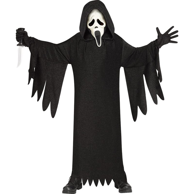 Fun World Fun World Officially Licensed 25th Anniversary Ghost Face Youth Costume Medium