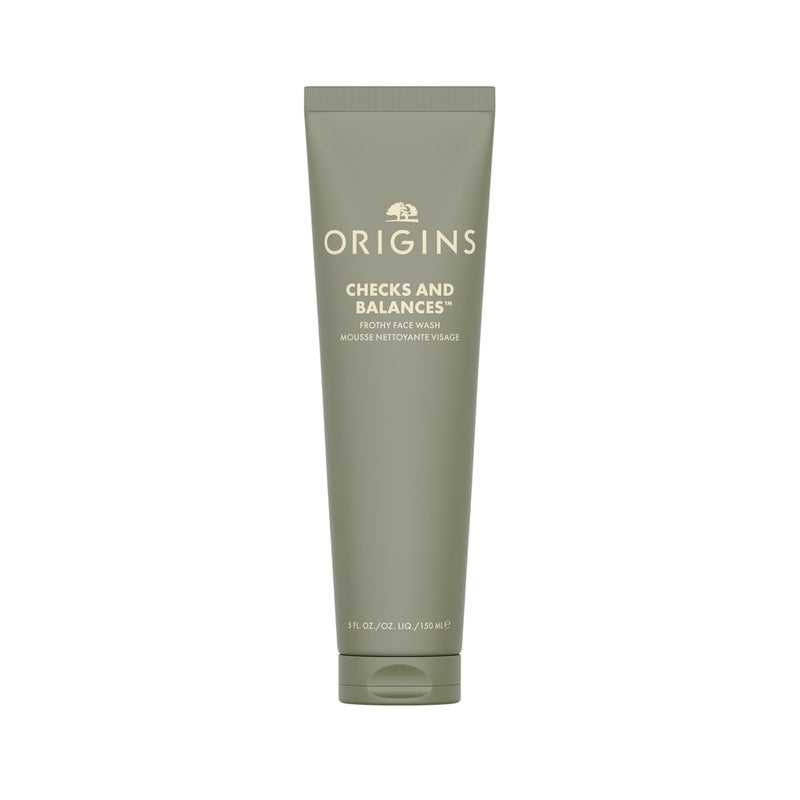 Origins Checks and Balances Frothy Face Wash  Gently Cleanses All Skin Types  With Mint 5 Fl Oz