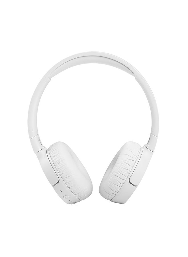 JBL Tune 660NC Wireless On-Ear Active Noise-Cancelling Headphones White - Image 1