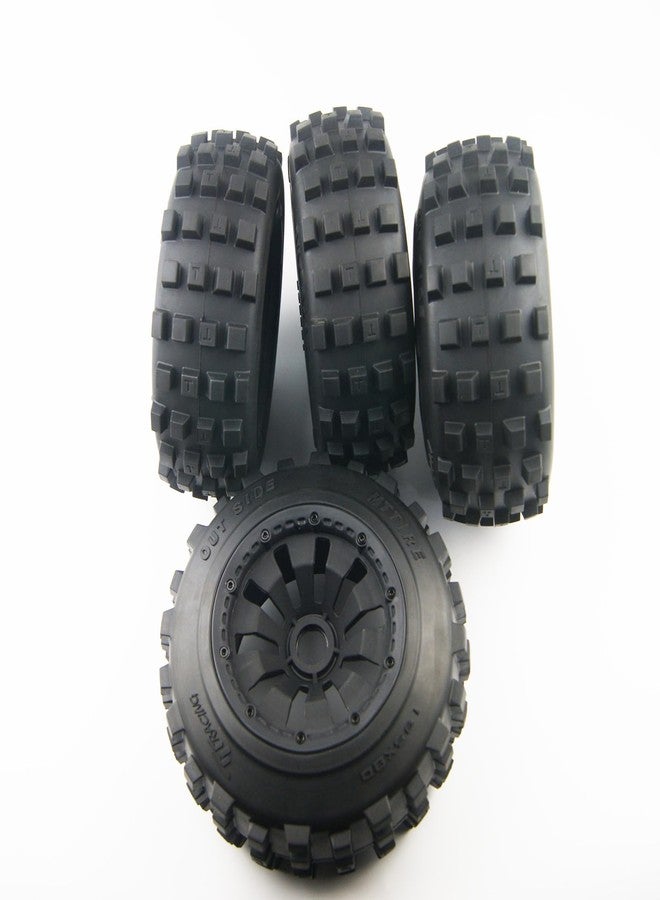 TITRACING Front Rear Tires Tyres wheels fit HPI Baja Rovan Kingmotor 5T truck - Image 3