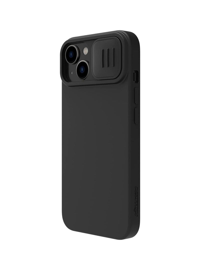 Nillkin CamShield Silky Magnetic Silicone Case For iPhone 14 Plus - Black - Image 3