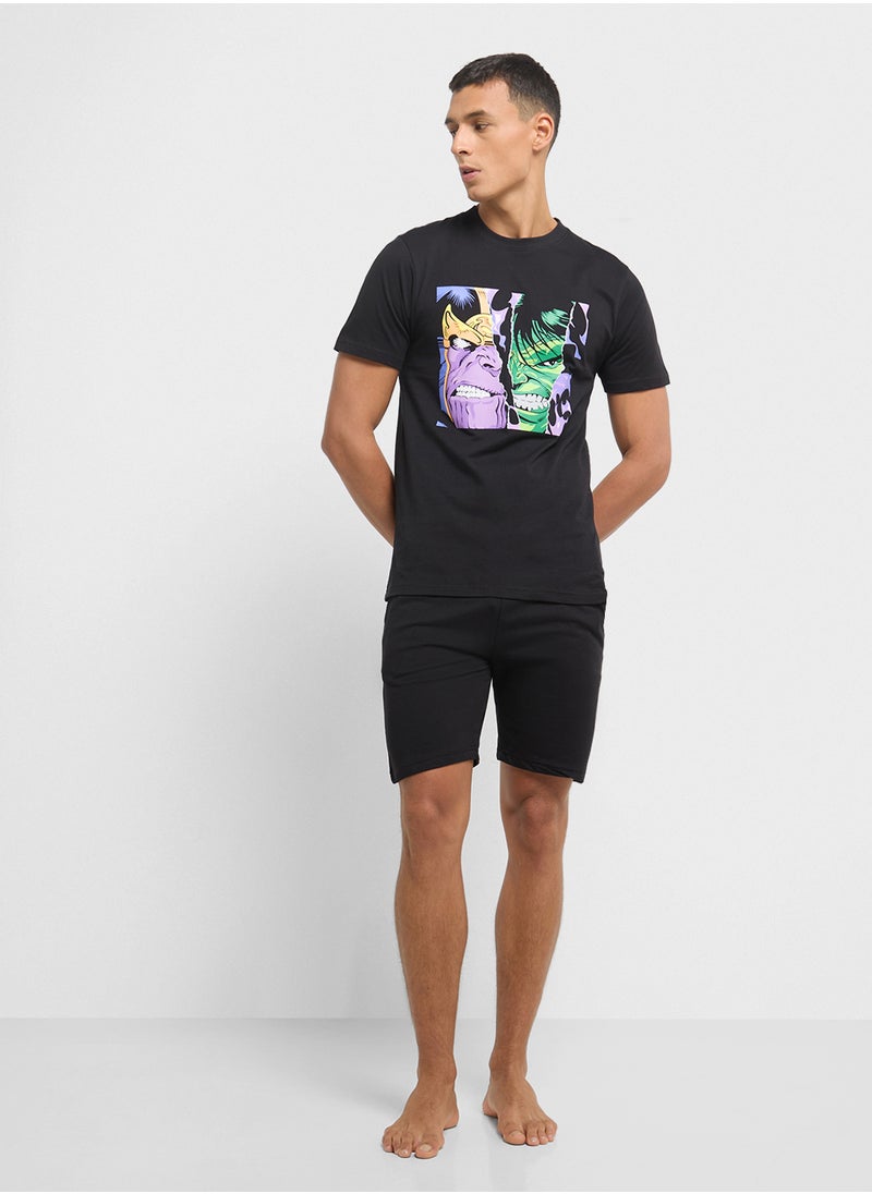 MARVEL - Mens Nightwear Set - Image 1