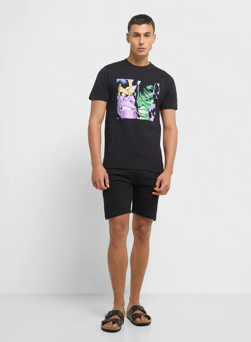 MARVEL Mens Nightwear Set