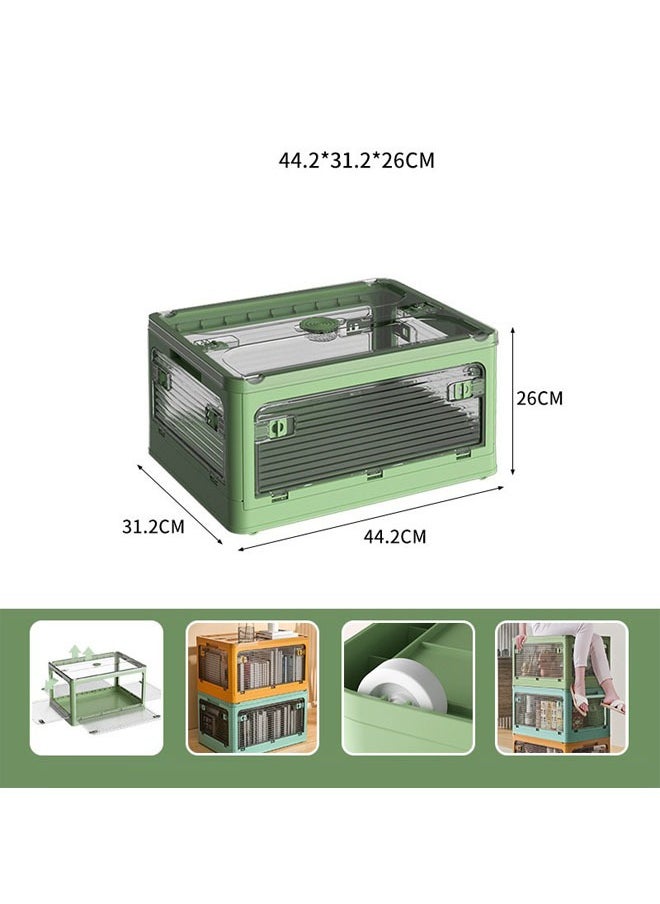 NKX Versatile Foldable Transparent Storage Box for Books and Household Items 44.2 X 26 cm  - Image 1