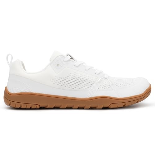 Pulltop Barefoot Trail Running Shoes for Womens - Wide Toe Box | Zero Drop Sole | Minimalist Crossfit Training Shoes White Size 7 - Image 4