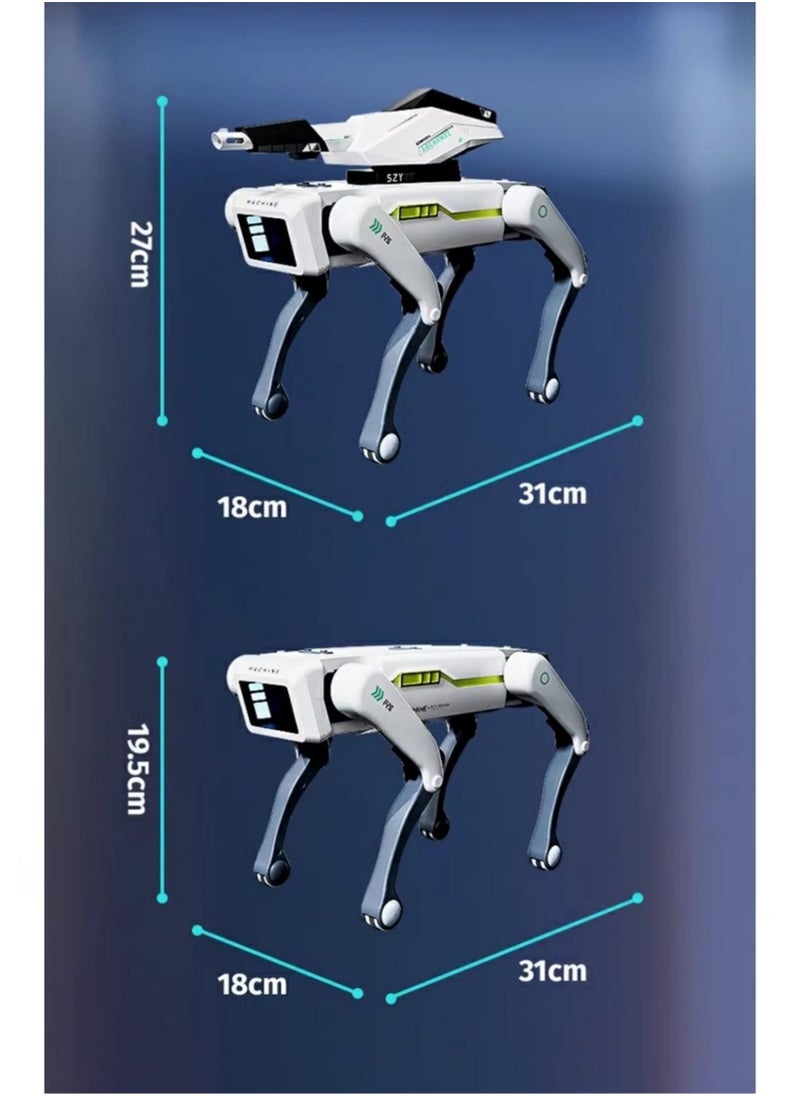 null - Smart Robotic Dog with Voice Command: Program via App, Dancing, Walking & Interactive Modes for Kids - Image 1