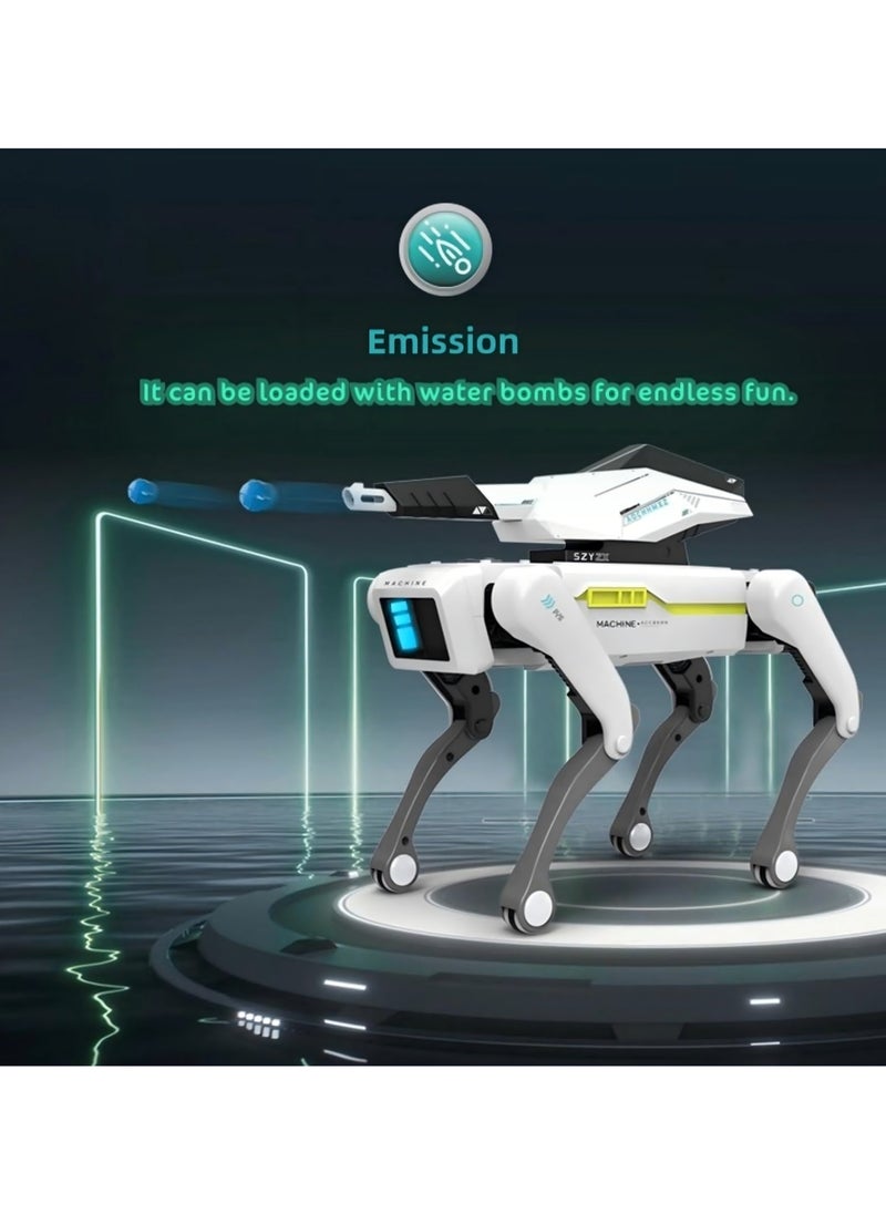 null - Smart Robotic Dog with Voice Command: Program via App, Dancing, Walking & Interactive Modes for Kids - Image 1