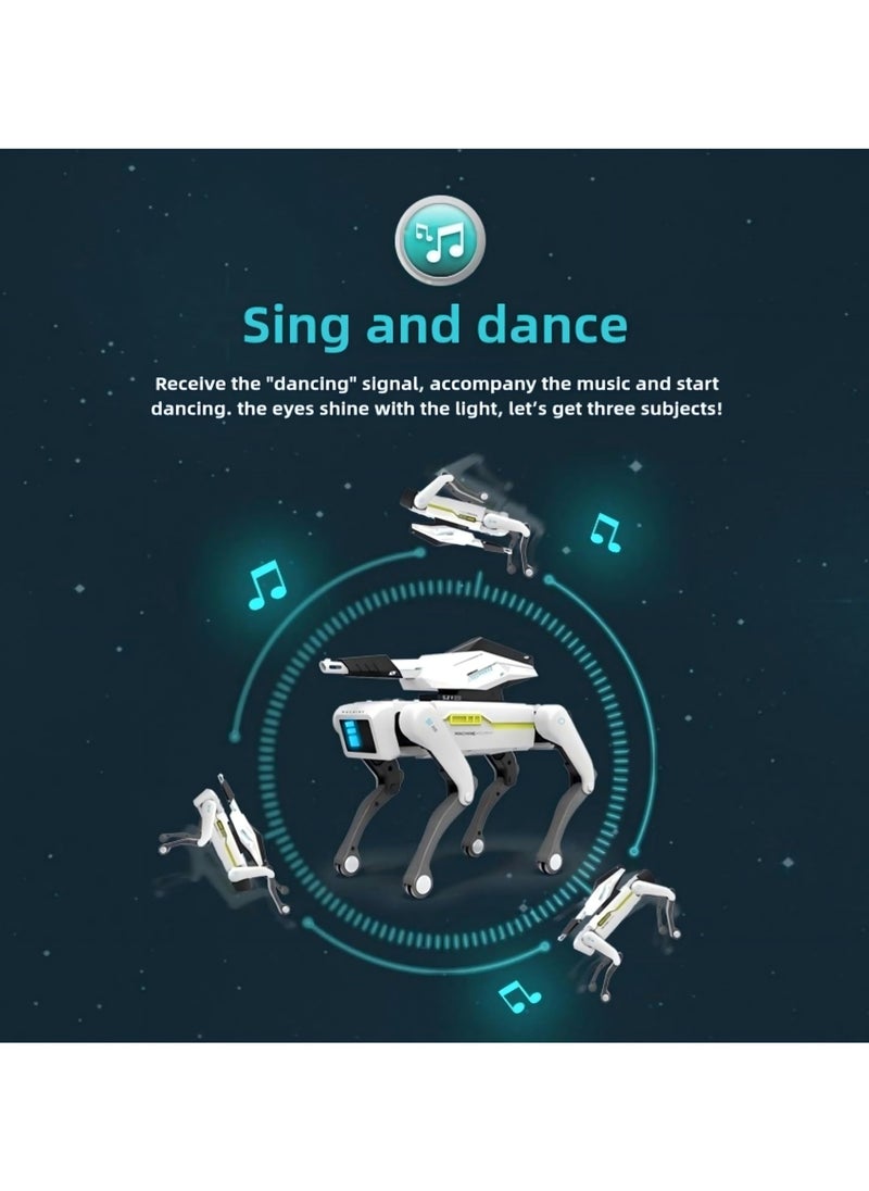 null - Smart Robotic Dog with Voice Command: Program via App, Dancing, Walking & Interactive Modes for Kids - Image 1