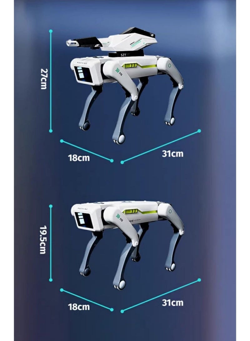 Smart Robotic Dog with Voice Command: Program via App, Dancing, Walking & Interactive Modes for Kids